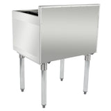 Empura Stainless EIB1824 Underbar Ice Bin 24"W X 18.5"D X 32.98"H 3" Backsplash
