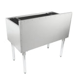 Empura Stainless EIB1836 Underbar Ice Bin 36"W X 18.5"D X 32.98"H 3" Backsplash