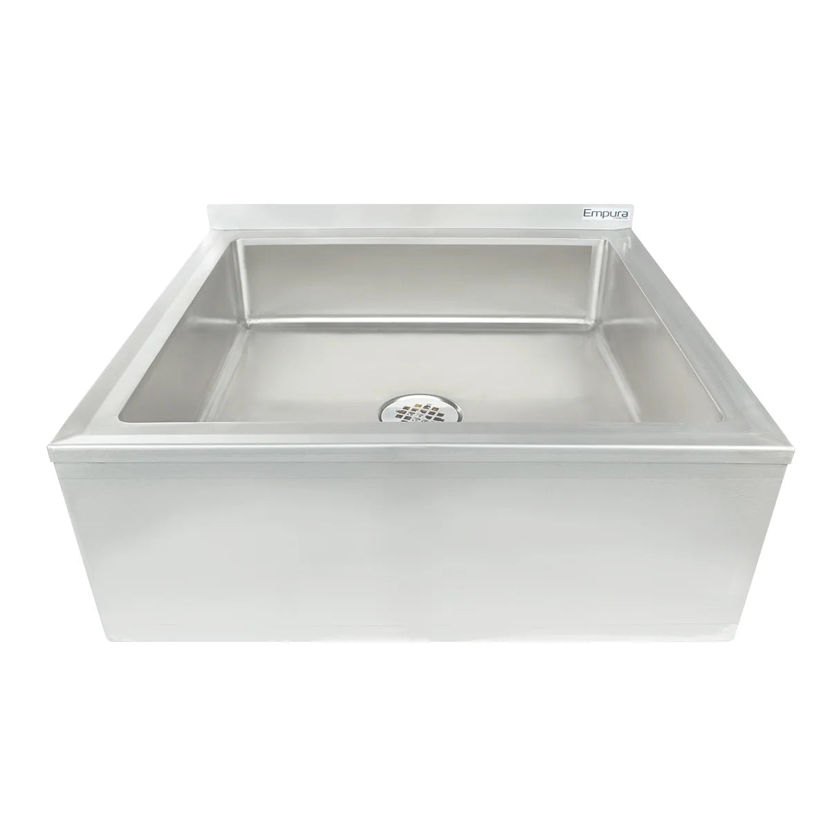 Empura Stainless EMS242406 Mop Sink 28"W X 28"D X 10.24"H Bowl 24 X 24 X 6"