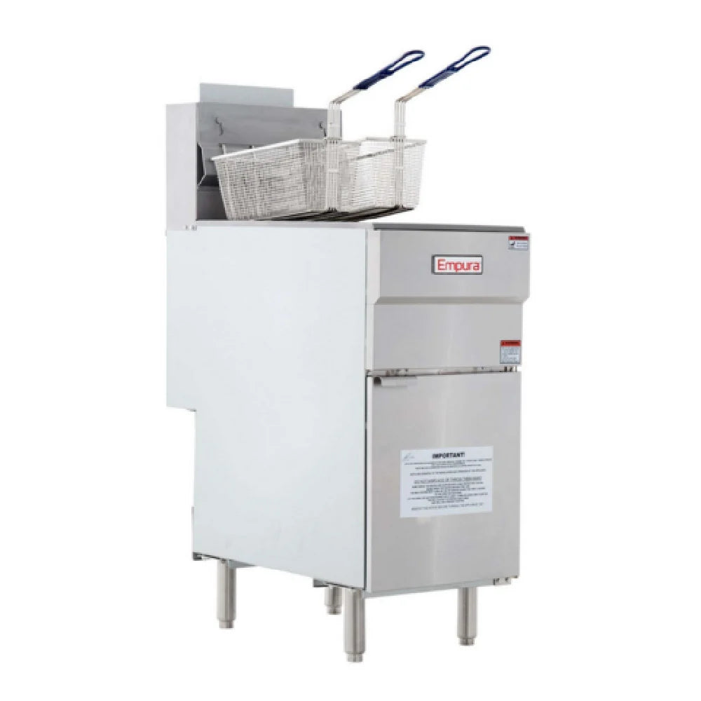 Empura Equipment EGF-40/50_LP Gas Fryer 15.5"W X 30.13"D X 47"H Liquid Propane