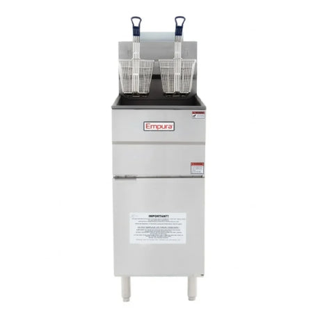 Empura Equipment EGF-40/50_LP Gas Fryer 15.5"W X 30.13"D X 47"H Liquid Propane
