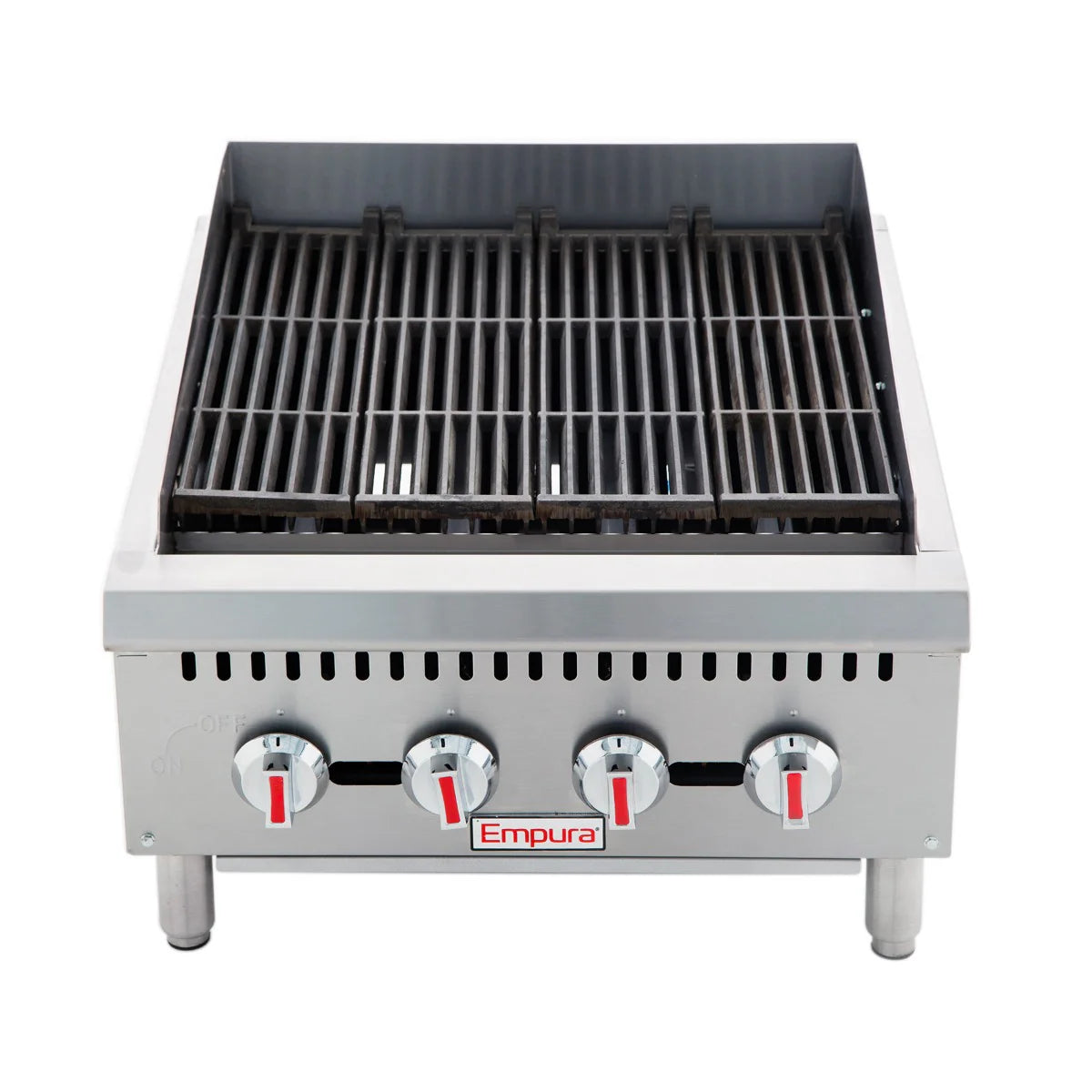Empura Equipment ECB-24 Heavy Duty Gas Charbroiler Natural Gas 24"W X 29.3"D X 16"H