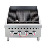 Empura Equipment ECB-24 Heavy Duty Gas Charbroiler Natural Gas 24"W X 29.3"D X 16"H