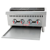 Empura Equipment ECB-24 Heavy Duty Gas Charbroiler Natural Gas 24"W X 29.3"D X 16"H