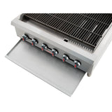 Empura Equipment ECB-36 Heavy Duty Gas Charbroiler Natural Gas 36"W X 29.3"D X 16"H