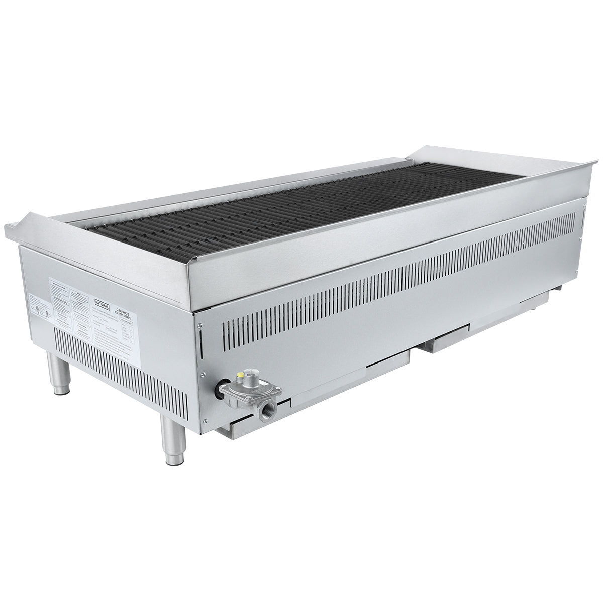 Empura Equipment ECB-48 Heavy Duty Gas Charbroiler Natural Gas 48"W X 29.3"D X 16"H