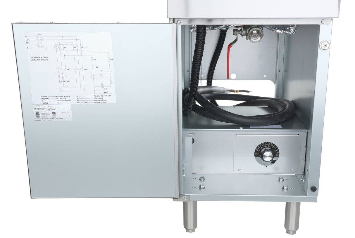 Empura Equipment EEF40208PH3 Fryer 15.5"W X 28"D X 44"H Electric