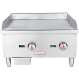 Empura Equipment EGG-24S Standard Duty Gas Griddle Natural Gas 23-3/4"W X 24-7/8"D X 15-3/8"H