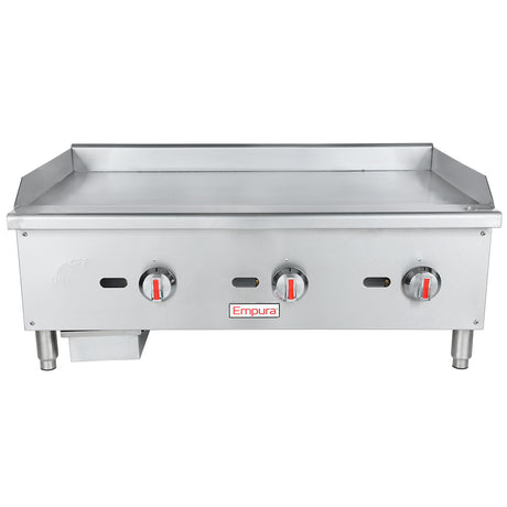 Empura Equipment EGG-36S Standard Duty Gas Griddle Natural Gas 35-5/8"W X 24-7/8"D X 15-3/8"H