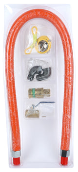 Empura Equipment EMGCK48 Gas Connector Hose Kit / Assembly 48" Mobile Gas Connector Hose Kit With 2 Elbows