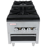 Empura Equipment ESP-2 Stock Pot Range Natural Gas 18"W X 49-1/4"D X 20-1/2"H