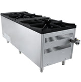 Empura Equipment ESP-2 Stock Pot Range Natural Gas 18"W X 49-1/4"D X 20-1/2"H