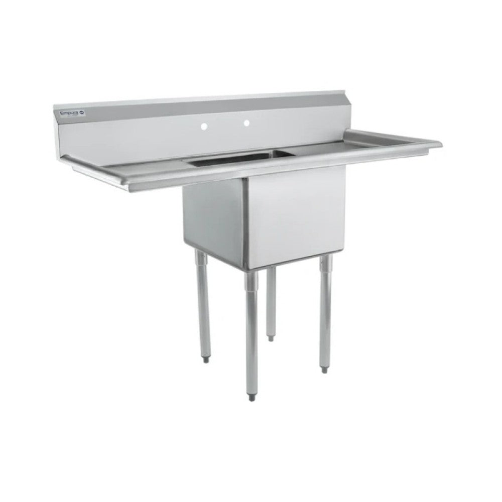 Empura Stainless ESD11818LR18 Sink 54"W X 23.5"D X 44.25"H (1) Compartment