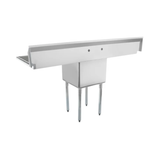 Empura Stainless ESD11818LR24 Sink 66"W X 23.5"D X 44.25"H (1) Compartment