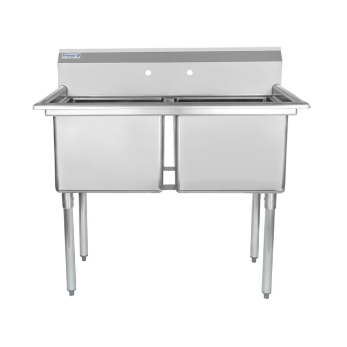 Empura Stainless ESD21818 Sink 43"W X 23.5"D X 44.25"H (2) Compartment