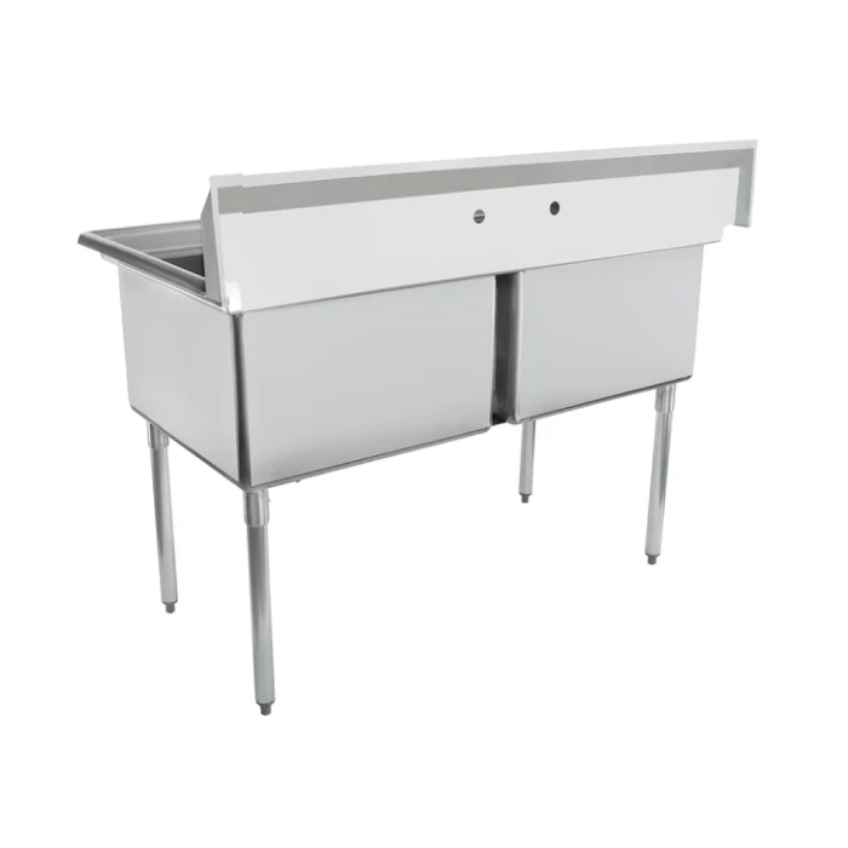 Empura Stainless ESD22424 Sink 55"W X 29.5"D X 44.25"H (2) Compartment