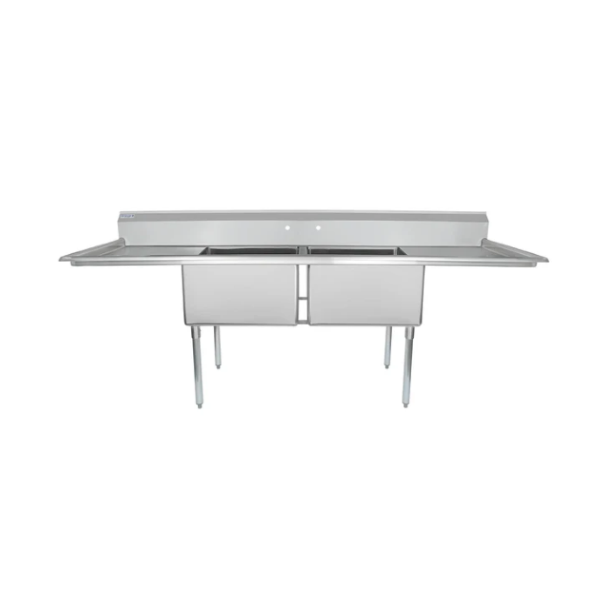 Empura Stainless ESD22424LR24 Sink 98"W X 29.5"D X 44.25"H (2) Compartment