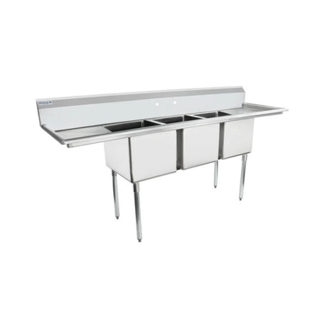 Empura Stainless ESD31620LR18 Sink 88"W X 25.5"D X 44.25"H (3) Compartment