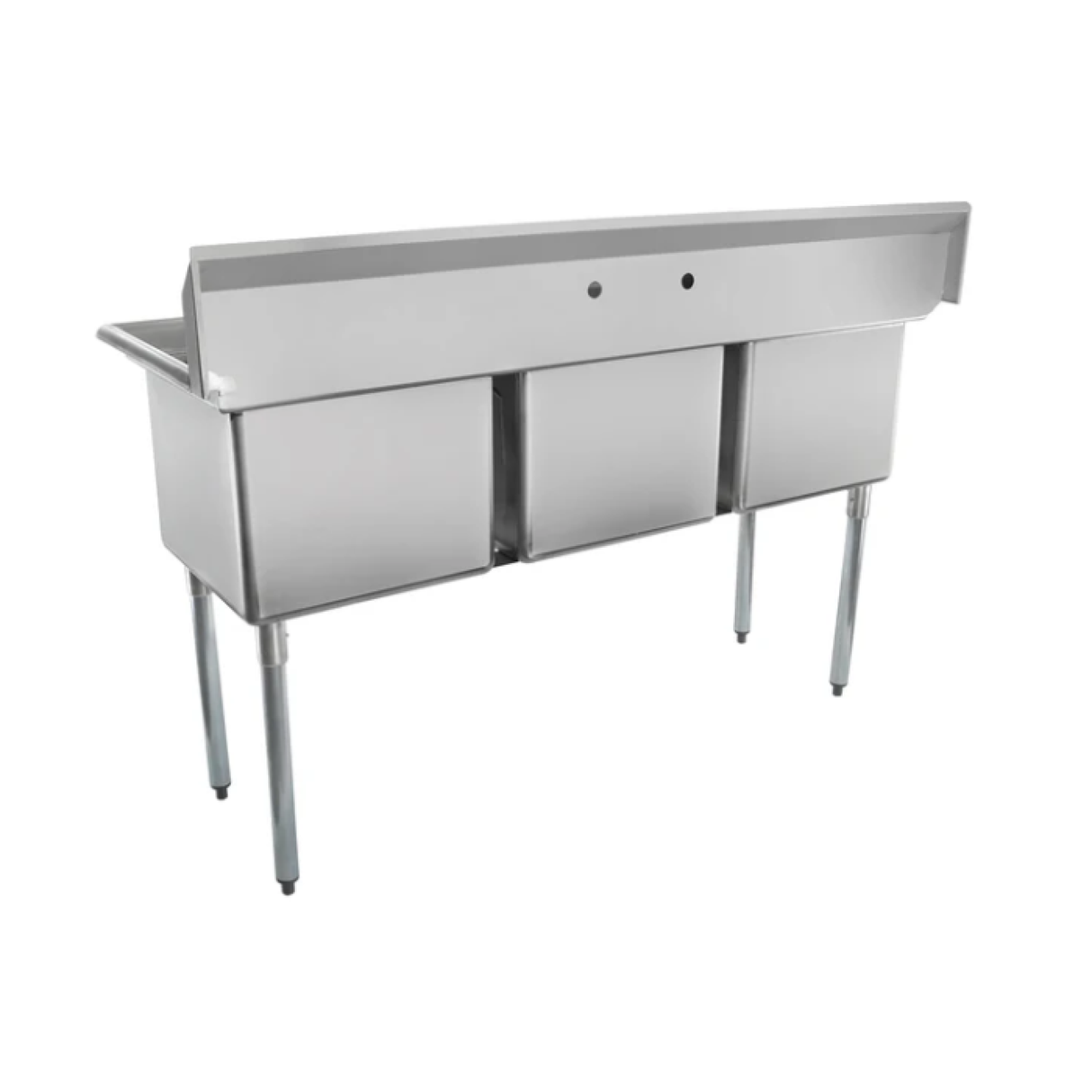Empura Stainless ESD31818 Sink 63"W X 23.5"D X 44.25"H (3) Compartment