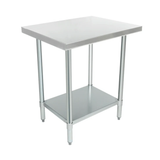 Empura Stainless EWT2430 Work Table 30"W X 24"D X 35"H Economy Duty
