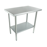 Empura Stainless EWT2436 Work Table 36"W X 24"D X 35"H Economy Duty