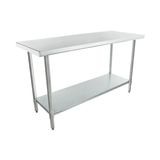Empura Stainless EWT2460 Work Table 60"W X 24"D X 35"H Economy Duty