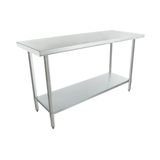 Empura Stainless EWT2460 Work Table 60"W X 24"D X 35"H Economy Duty
