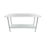 Empura Stainless EWT2460 Work Table 60"W X 24"D X 35"H Economy Duty