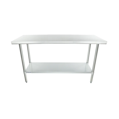 Empura Stainless EWT2460 Work Table 60"W X 24"D X 35"H Economy Duty