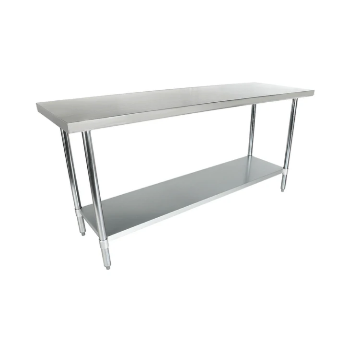 Empura Stainless EWT2472 Work Table 72"W X 24"D X 35"H Economy Duty