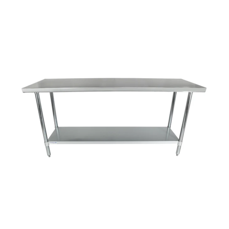 Empura Stainless EWT2472 Work Table 72"W X 24"D X 35"H Economy Duty