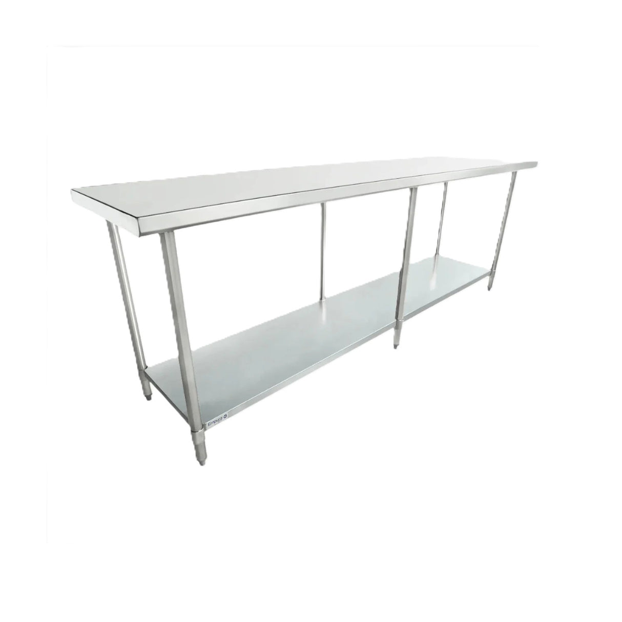 Empura Stainless EWT2496 Work Table 96"W X 24"D X 35"H Economy Duty