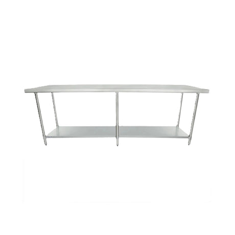 Empura Stainless EWT2496 Work Table 96"W X 24"D X 35"H Economy Duty