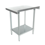 Empura Stainless EWT2B2430 Work Table 30"W X 24"D X 35"H Economy Duty