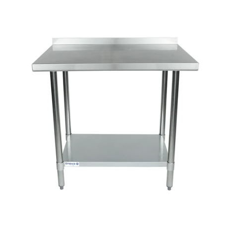 Empura Stainless EWT2B2436 Work Table 36"W X 24"D X 35"H Economy Duty