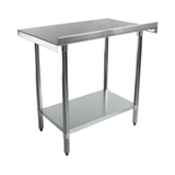 Empura Stainless EWT2B2436 Work Table 36"W X 24"D X 35"H Economy Duty