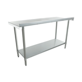Empura Stainless EWT2B2460 Work Table 60"W X 24"D X 35"H Economy Duty