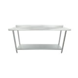 Empura Stainless EWT2B2472 Work Table 72"W X 24"D X 35"H Economy Duty