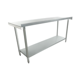 Empura Stainless EWT2B2472 Work Table 72"W X 24"D X 35"H Economy Duty
