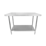 Empura Stainless EWT3048 Work Table 48"W X 30"D X 35"H Economy Duty