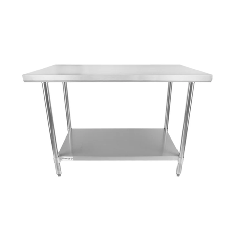 Empura Stainless EWT3048 Work Table 48"W X 30"D X 35"H Economy Duty