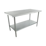 Empura Stainless EWT3060 Work Table 60"W X 30"D X 35"H Economy Duty
