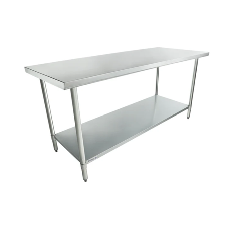 Empura Stainless EWT3072 Work Table 72"W X 30"D X 35"H Economy Duty