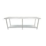 Empura Stainless EWT3096 Work Table 96"W X 30"D X 35"H Economy Duty