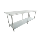 Empura Stainless EWT3096 Work Table 96"W X 30"D X 35"H Economy Duty