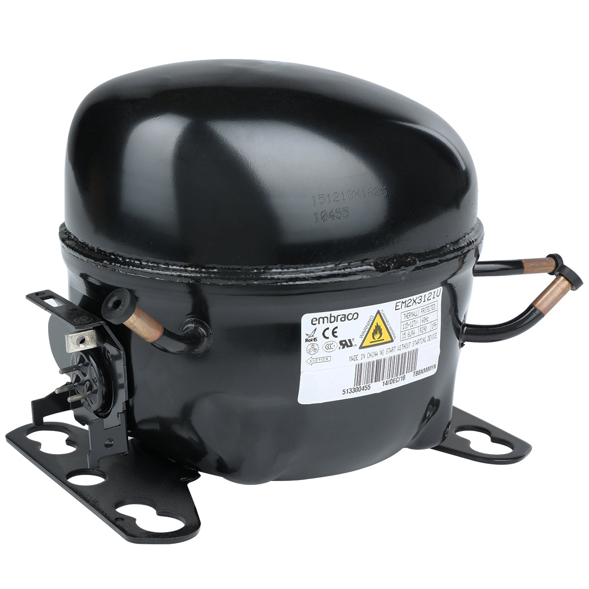 Empura Parts 104010157 Compressor Compatible With: E-KUC27F Empura Refrigeration