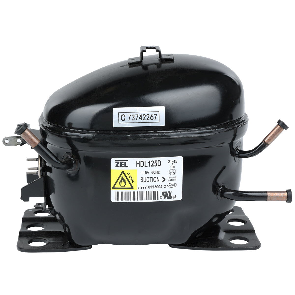 Empura Parts 104010223 Compressor Compatible With: E-KUC27 Empura Refrigeration
