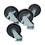 Empura Parts E-113S Caster Set Plate Mount 6" Overall Height
