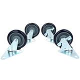Empura Parts E-161S Caster Set Heavy Duty Triangular Plate Mount