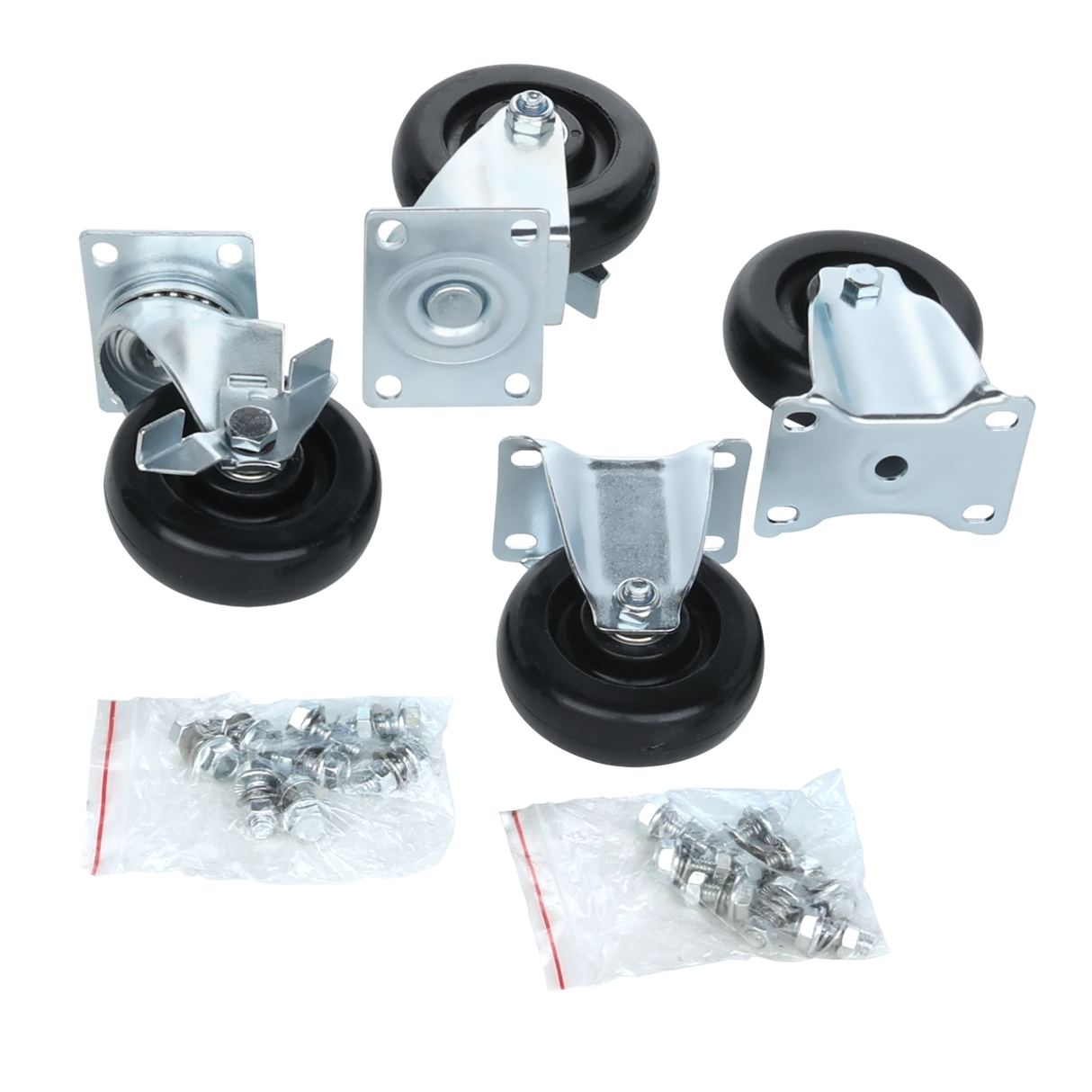 Empura Parts EGF/E-PC-CASTER-SET 4" Caster Set (2) Locking (2) Non Locking